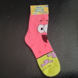 SpongeBob SquarePants Pink and Yellow Character Socks